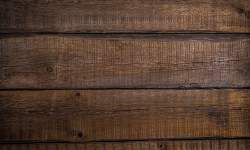 stained fence