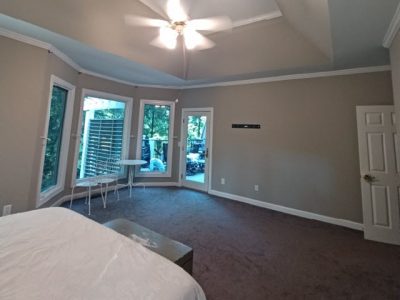 photo of repainted bedroom in roswell