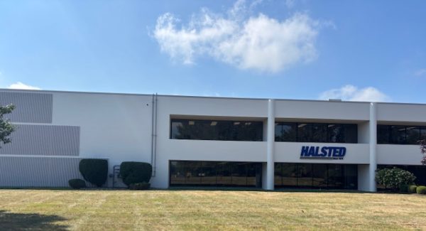 After commercial industrial exterior painting facility for office warehouse in East Windsor