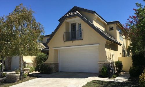 Yellow Stucco Painting Project