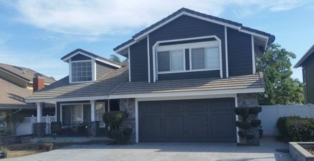 Blue Exterior House Painting