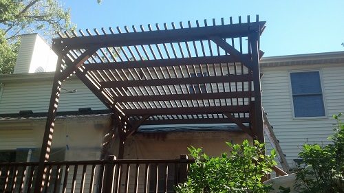 Pergola Staining Service