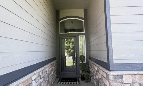 Restored Trim & Storm Door