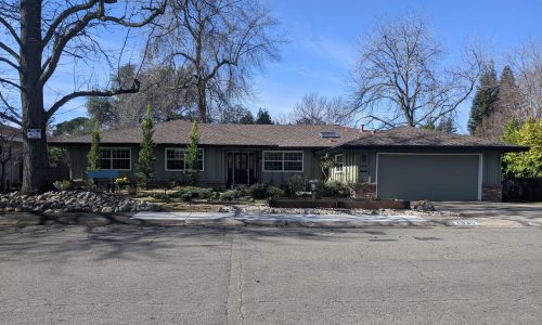Completed Residential Exterior in Fair Oaks