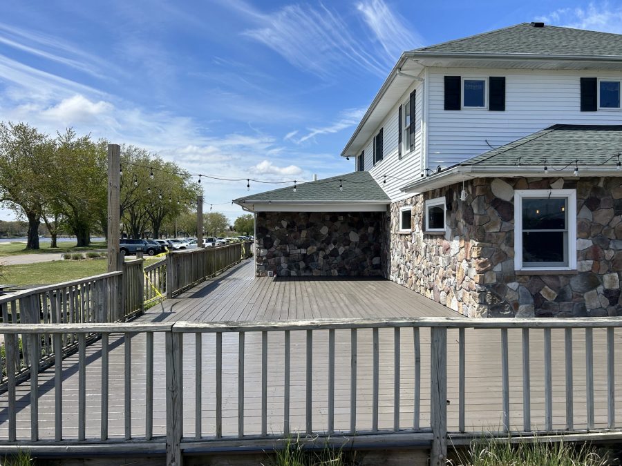 Indian Island Golf Course Deck Painting Riverhead, NY Preview Image 1