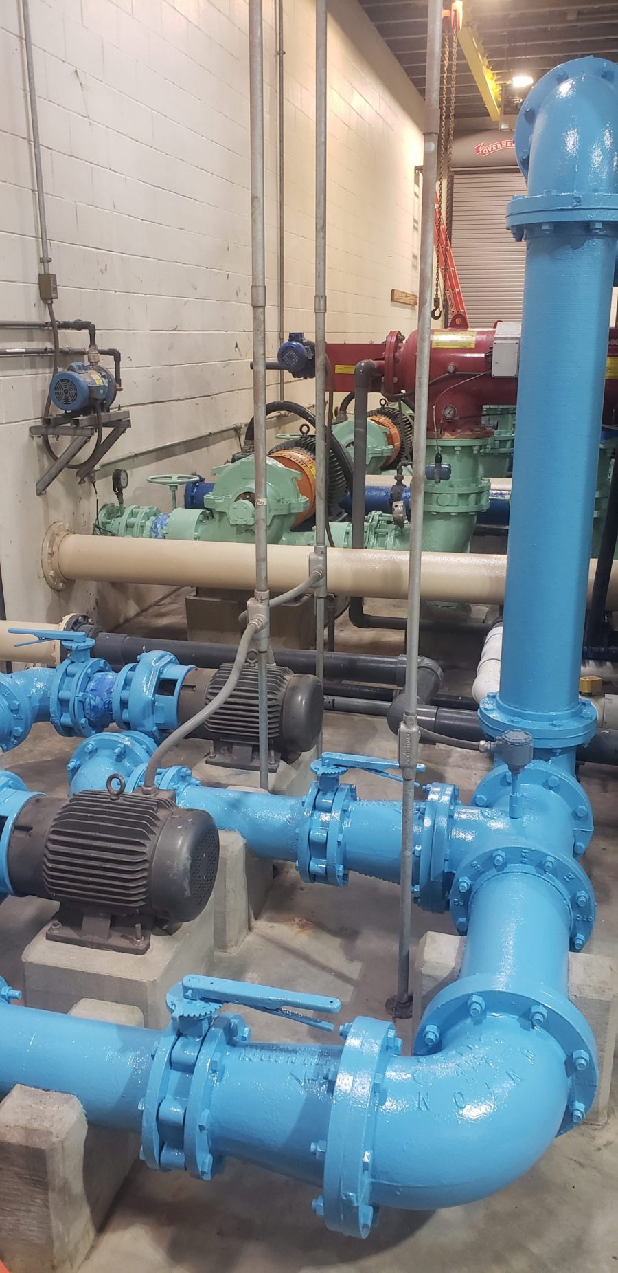 Calera, AL Commercial Water Works Painting Preview Image 2