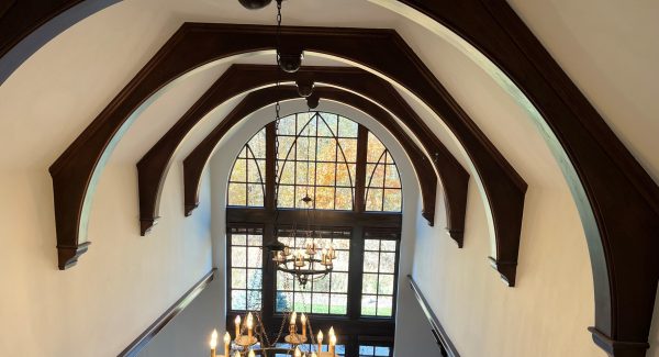 photo of the ceiling after it was repainted