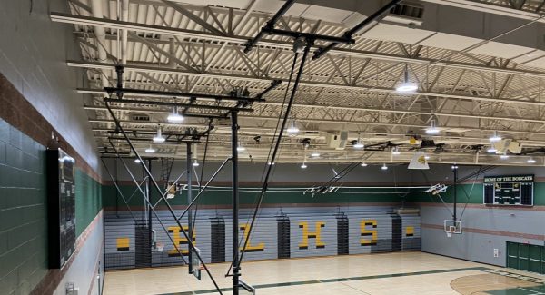 painted school gym