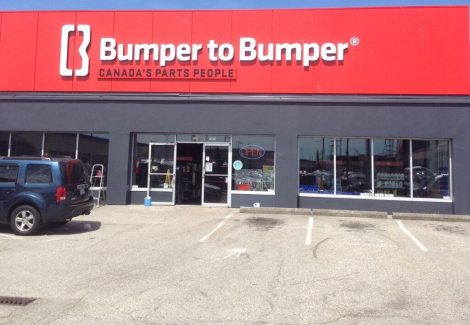Retail Exterior Repaint in Burnaby
