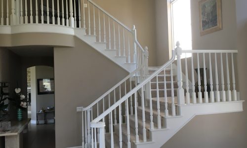 Painted Stairs & Interior Walls