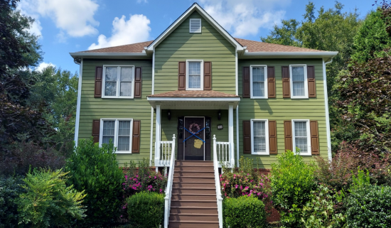 Green Exterior Painting in Douglasville, GA