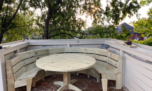 Built-in Picnic Seating