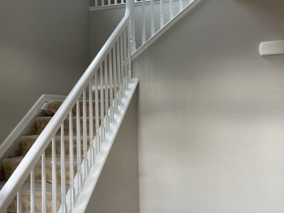 painted home interior staircase