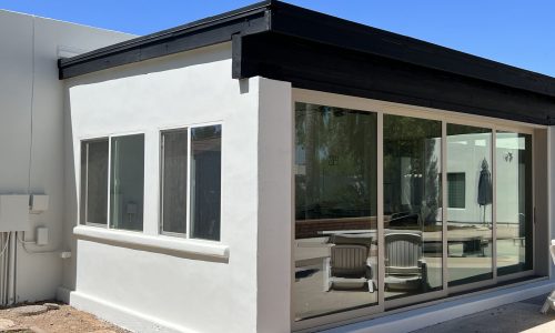 Painted Side Entrance