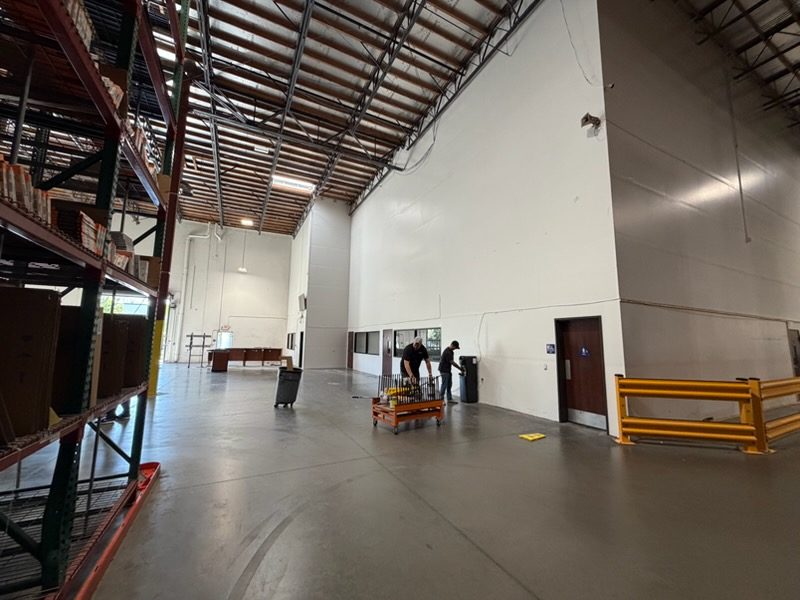 repainted interior warehouse walls and ceiling Preview Image 4