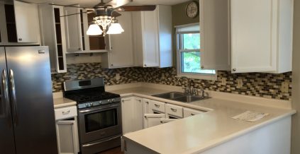 Kitchen Cabinet Painting Project in Belleville, IL ...
