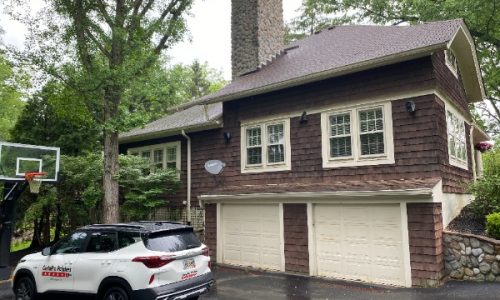 Exterior Wood Siding & Deck Restoration (Before)