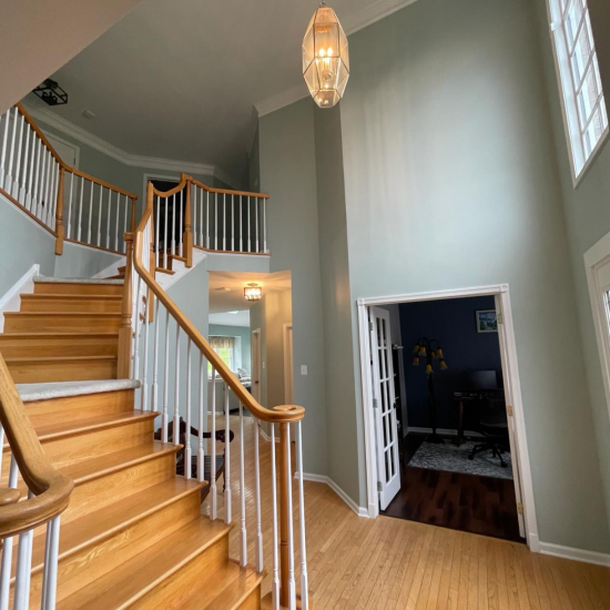 Phoenixville Interior Paint Job in home foyer