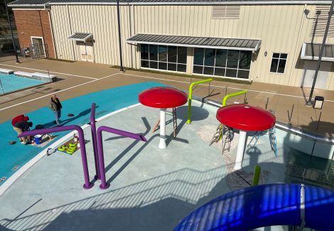 YMCA Pool Painting