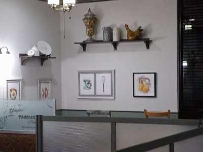 Commercial interior painting project.