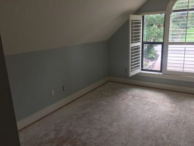Interior bedroom painting by CertaPro house painters in Round Rock, TX