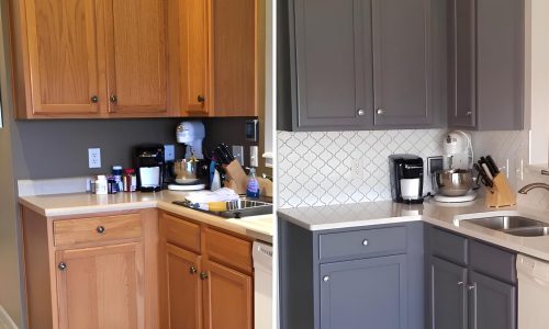 Kitchen Cabinets: Before & After