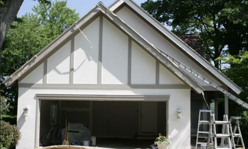 Residential Exterior Painting (During)