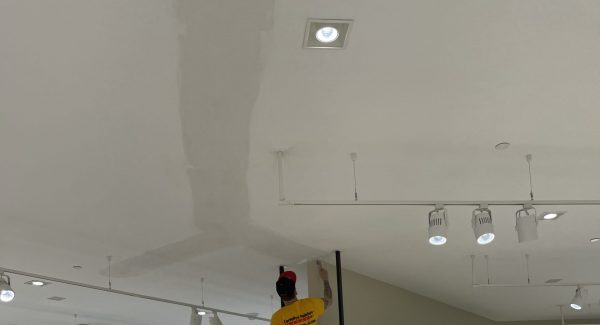 Retail Store Painting - Painter at Work