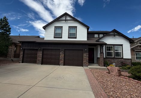 Black and White Exterior Transformation in Colorado Springs