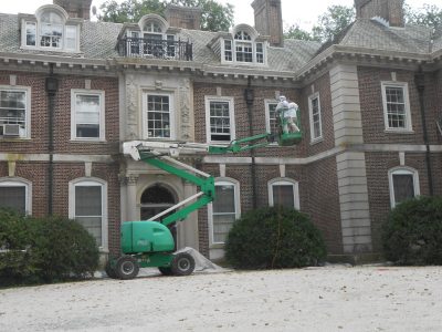 Exterior of Villanova Repainted