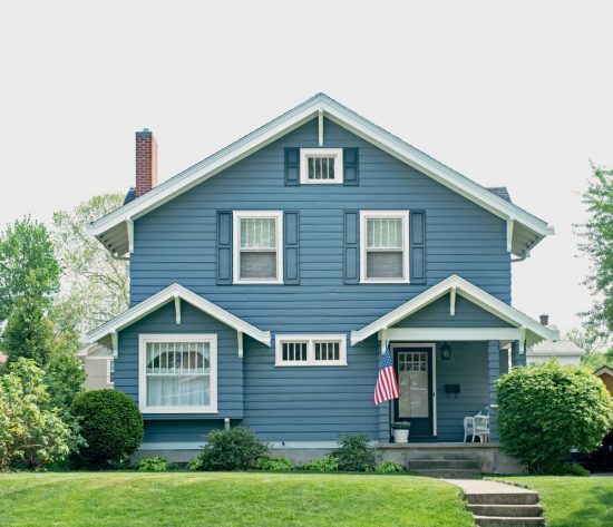 clapboard home