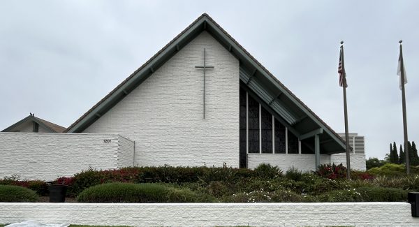 repainted church exterior