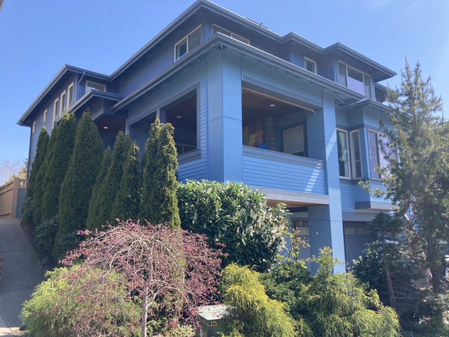 blue painted house exterior Preview Image 3