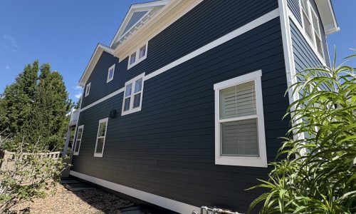 Side of Home After Painting