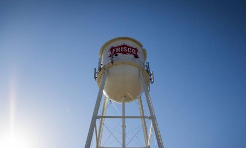 Frisco Watertower Painting