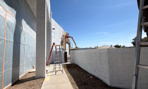 During - Side of Building