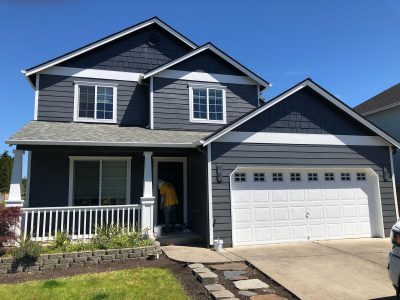 Dark Home Exterior