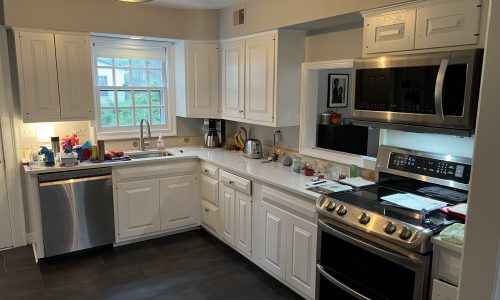 Kitchen Cabinet Spray Enameling