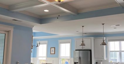 Kitchen and Living Room Interior Painting ...