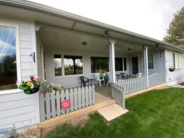 exteriror of ranch style home with fenced patio Preview Image 13