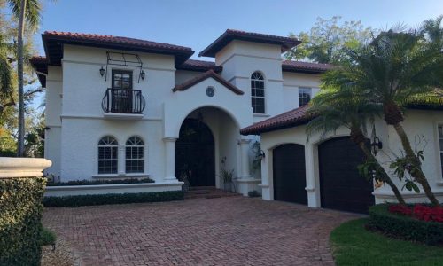 Residential Painting Project in Coral Gables