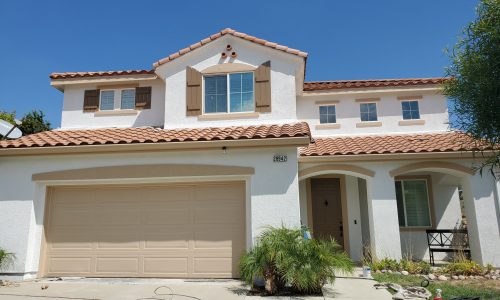 California White Stucco Exterior
