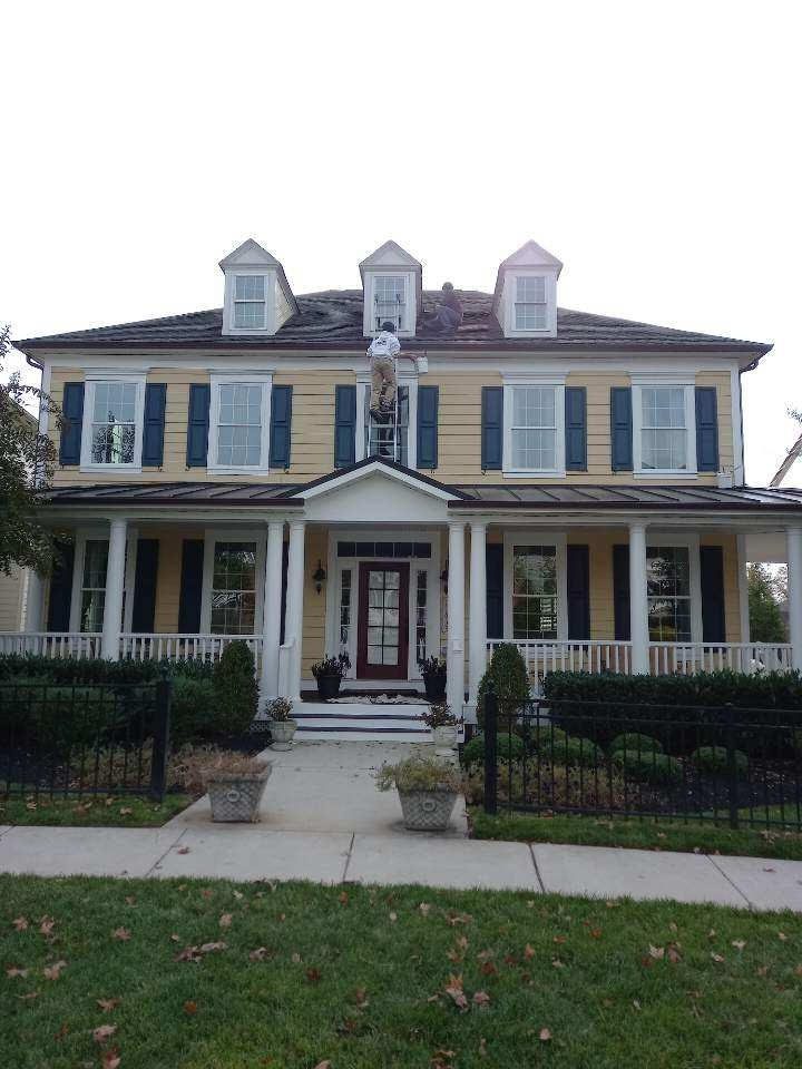 exterior painting before