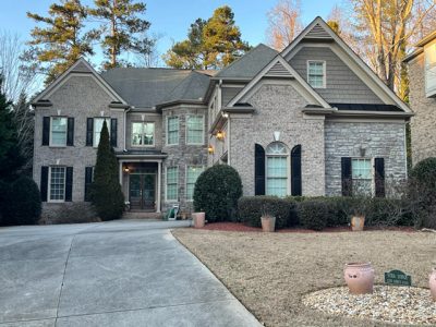 repainted exterior of home in marietta