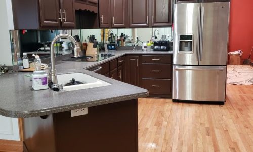 Brown Kitchen Cabinets