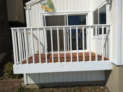 Deck staining along with an exterior repainting.