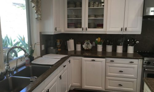 White Painted Kitchen Cabinets
