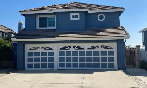 Blue & White Exterior Painted