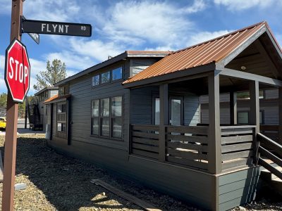 painted tiny house