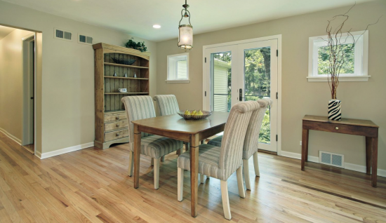 painted dining room